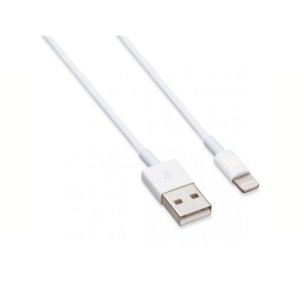 USB > iPhone Lightning kabel, wit 1.00M (hangverpakking)